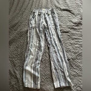 Striped Linen Pants